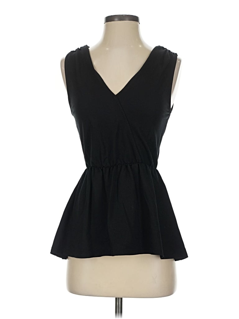 Pre-owned Primark Sleeveless Blouse In Black