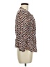 Old Navy 100% Viscose Brown 3/4 Sleeve Blouse Size M - photo 4