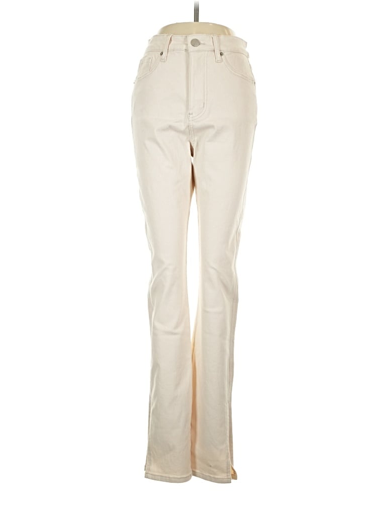 Pre-owned Mud Pie Jeans In Ivory