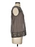Odille Gray Sleeveless Blouse Size 2 - photo 4