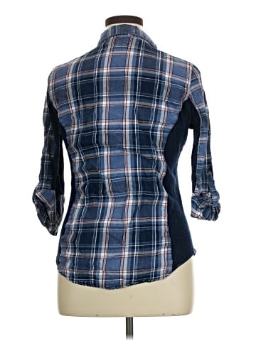Ci Sono 3/4 Sleeve Button-Down Shirt (view 2)