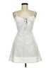 Lux Solid White Casual Dress Size 8 - photo 1