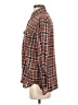 Current/Elliott Plaid Brown Long Sleeve Button-Down Shirt Size Sm (1) - photo 5
