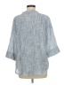 Erika Blue Long Sleeve Blouse Size M - photo 2
