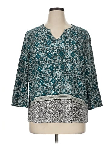 Dana Buchman 3/4 Sleeve Blouse (view 1)