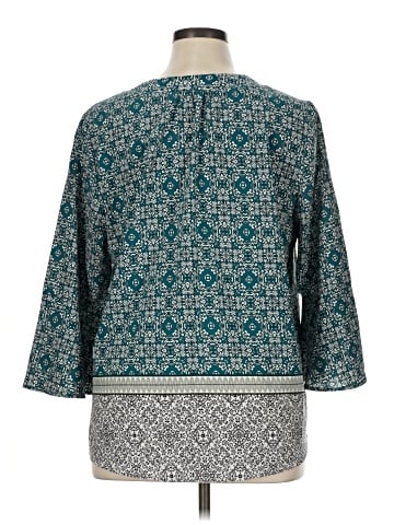 Dana Buchman 3/4 Sleeve Blouse (view 2)