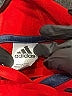 Adidas 100% Polyester Red Pullover Hoodie Size 10 - 12 - photo 3