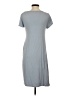 Cupio Solid Gray Casual Dress Size S - photo 2