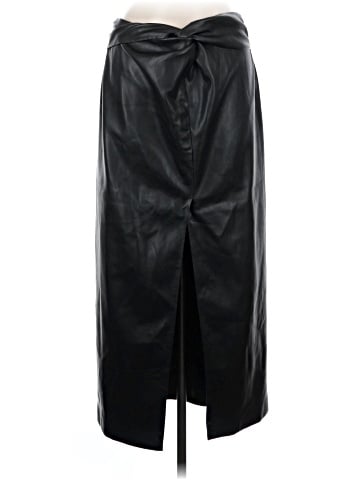 MNG Faux Leather Skirt (view 1)