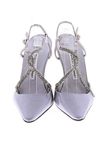 Manolo Blahnik Vintage Satin Heels (view 2)