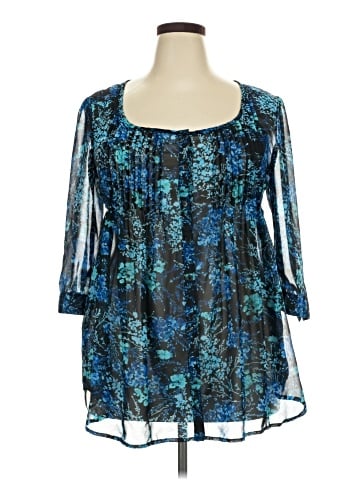 Xhilaration 3/4 Sleeve Blouse (view 1)
