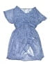 Lucky Brand 100% Polyester Paisley Blue Dress Size XL (kids) - photo 1
