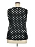 Merona Polka Dots Black Sleeveless Blouse Size XXL - photo 2