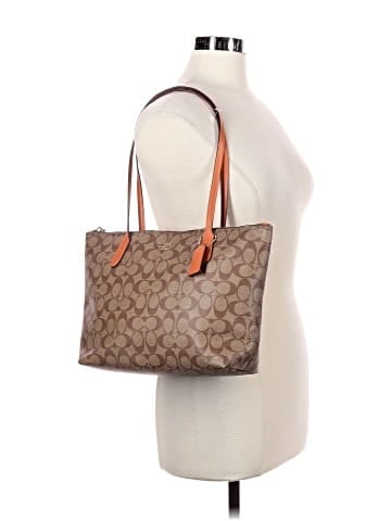 Coach Leather Tote (view 2)