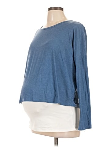 Beyond the Bump by Beyond Yoga 3/4 Sleeve T-Shirt (view 1)