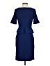 St. John Solid Blue Casual Dress Size 4 - photo 2