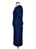 St. John Solid Blue Casual Dress Size 4 - photo 5