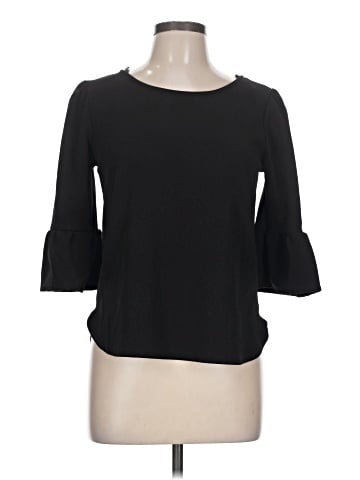 Green Envelope 3/4 Sleeve Top (view 1)