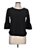 Green Envelope Black 3/4 Sleeve Top Size L - photo 1
