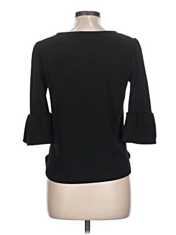 Green Envelope 3/4 Sleeve Top (view 2)