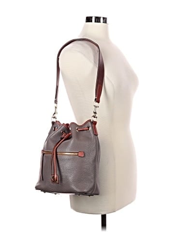 Dooney & Bourke Leather Bucket Bag (view 2)