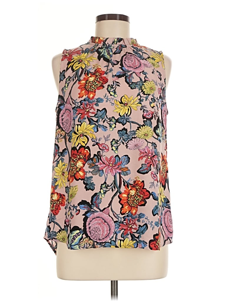 Pre-owned Halogen Sleeveless Blouse In Pink