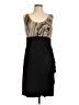 DressBarn Graphic Black Cocktail Dress Size 12 - photo 1