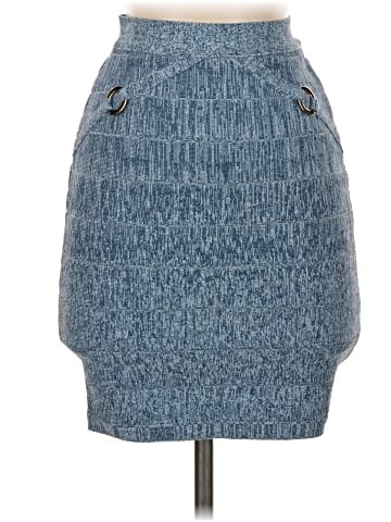 Bebe Denim Skirt (view 1)