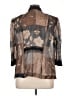 R&M Richards 100% Polyester Print Brown Jacket Size 16 Petite - photo 2