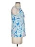 Lilly Pulitzer Blue Sleeveless Blouse Size S - photo 4