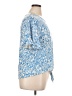 Love Scarlett Blue Short Sleeve Blouse Size XL - photo 4