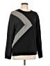 INC International Concepts Chevron-herringbone Black Pullover Sweater Size L - photo 1