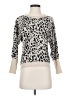 Ellison Animal Print Ivory Pullover Sweater Size S - photo 1