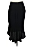 Who What Wear 100% Polyester Black Formal Skirt Size 2 - photo 2