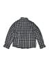 Bonpoint Plaid Gray Long Sleeve Button-Down Shirt Size 6 - photo 2