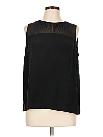 St. John Sleeveless Silk Top (view 1)