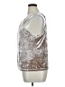 Porridge Metallic Silver Sleeveless Top Size XL (4) - photo 5