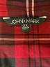 John Mark Plaid Burgundy 3/4 Sleeve Button-Down Shirt Size 2X - photo 7