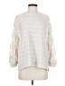 Eri + Ali Stripes Ivory Pullover Sweater Size S - photo 1