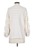 Eri + Ali Stripes Ivory Pullover Sweater Size S - photo 2