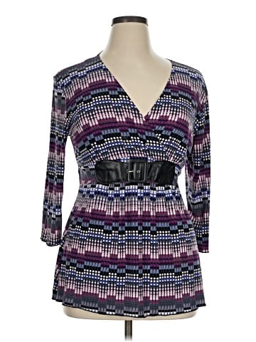 Suzie In The City 3/4 Sleeve Blouse (view 1)