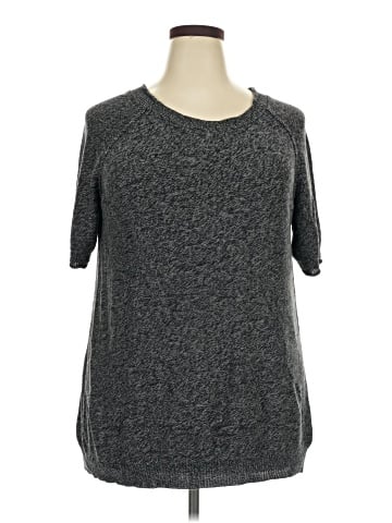 Woman Within Pullover Sweater (view 1)