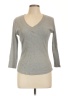 Caslon Gray Pullover Sweater Size L - photo 1