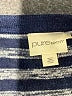 PureDKNY 100% Linen Stripes Blue Gray Pullover Sweater Size S - photo 7