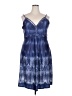 Venus Tie-dye Blue Cocktail Dress Size 2X - photo 1