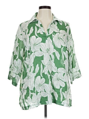 Tahari Short Sleeve Blouse (view 1)