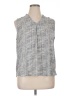 Worthington 100% Polyester Gray Sleeveless Blouse Size XL (petite) - photo 1