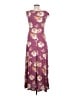 emerald Floral Purple Casual Dress Size S - photo 2