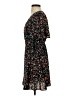 Aqua Floral Black Casual Dress Size XS - photo 5
