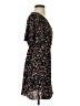 Aqua Floral Black Casual Dress Size XS - photo 4